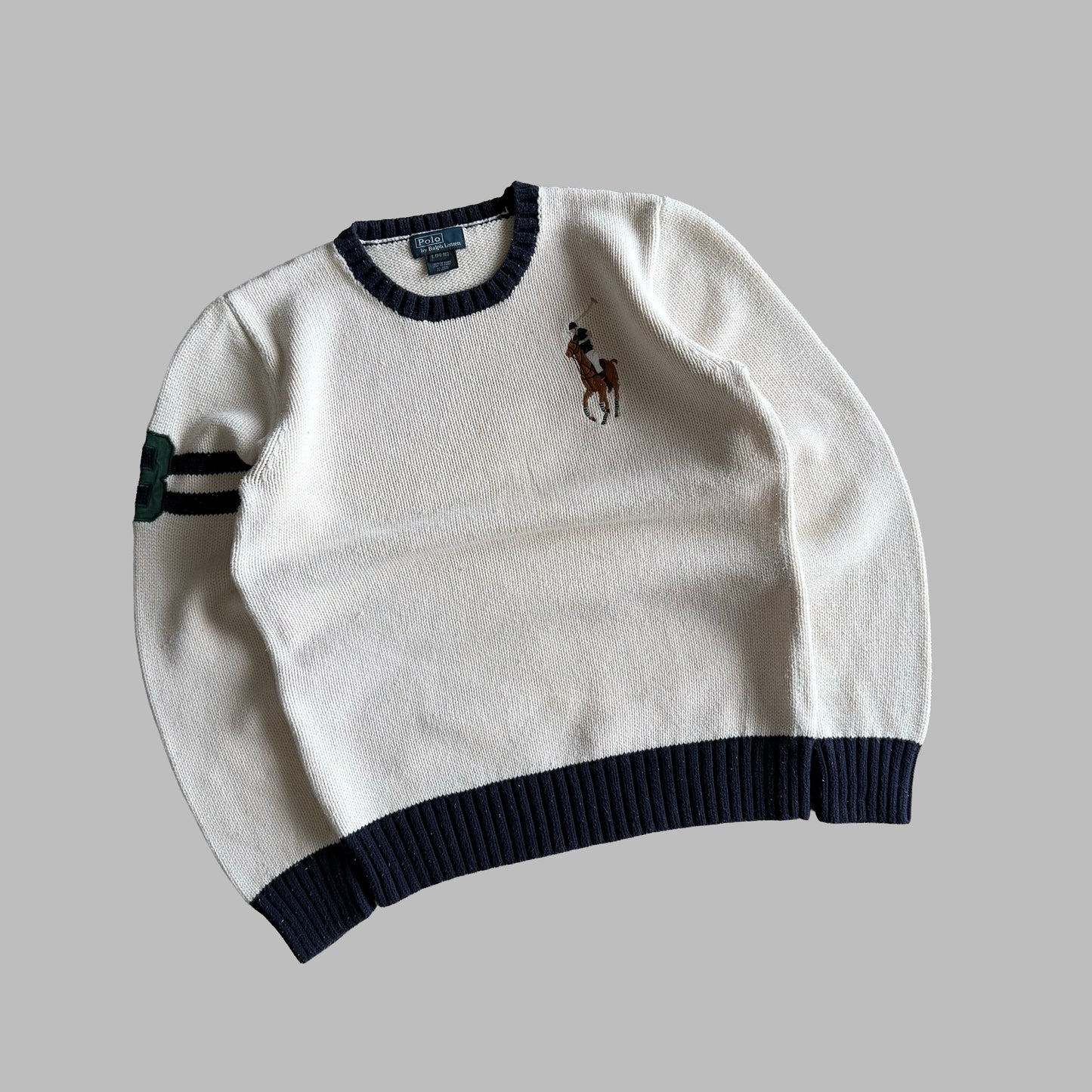90s Polo Ralph Lauren Heavy Knit - S