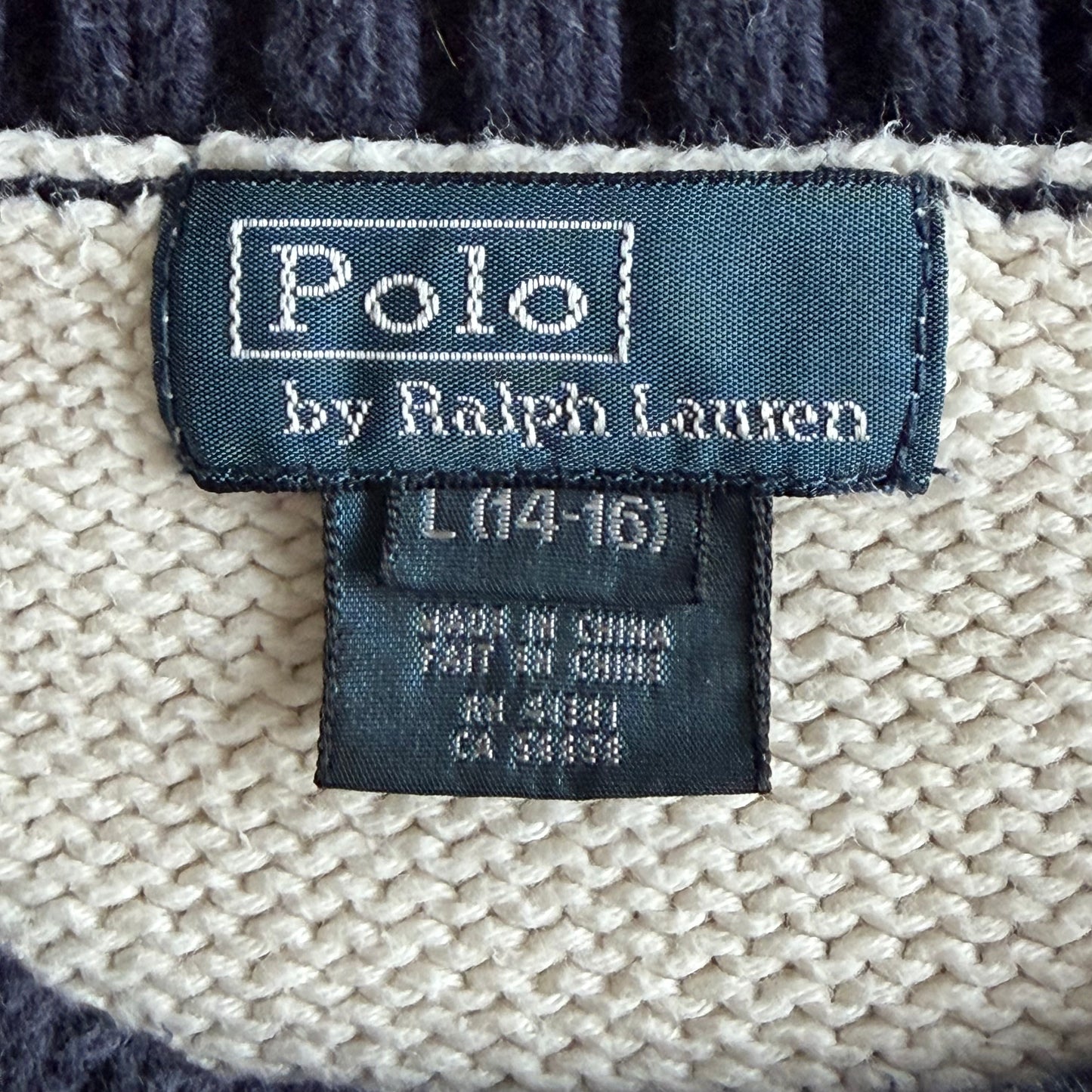 90s Polo Ralph Lauren Heavy Knit - S