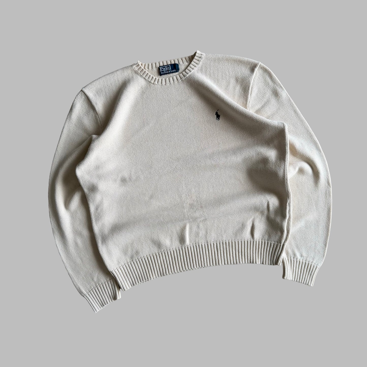 90s Polo Ralph Lauren Heavy Knit - M
