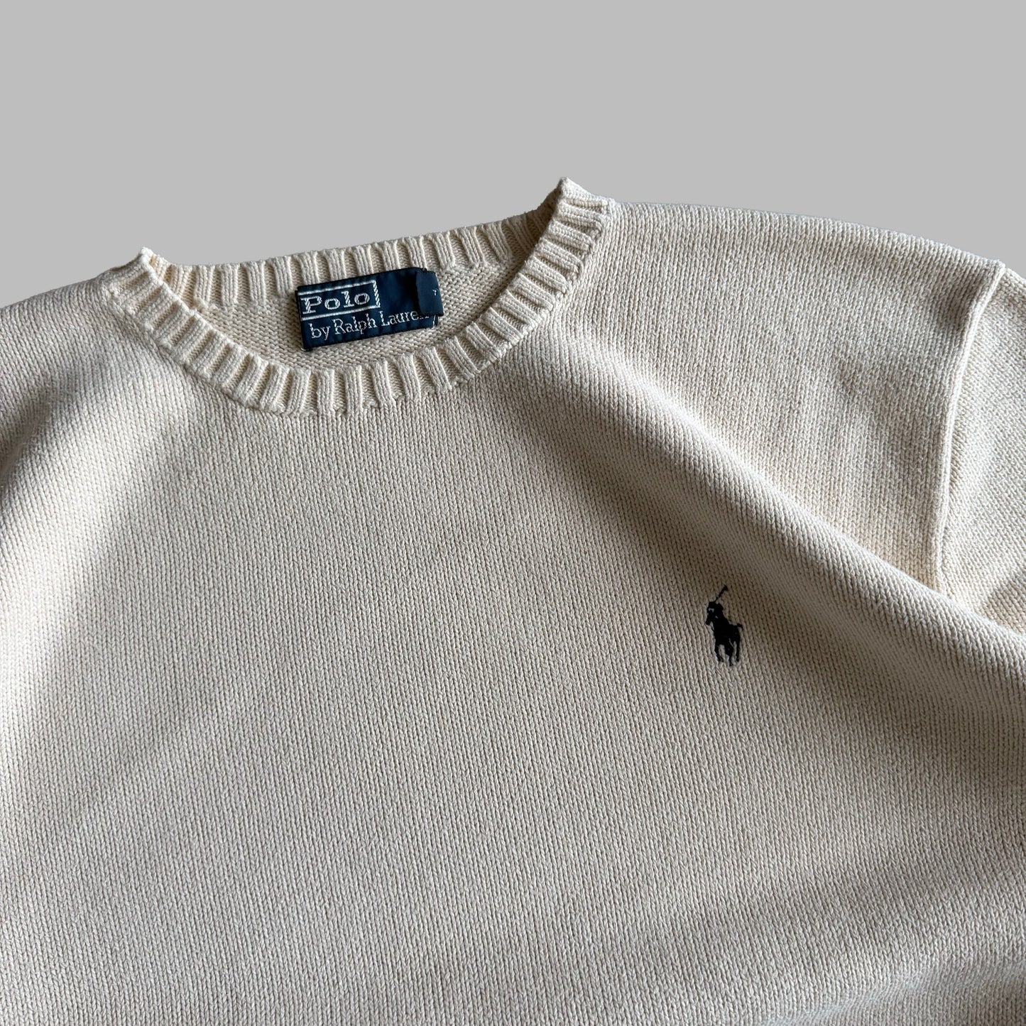 90s Polo Ralph Lauren Heavy Knit - M