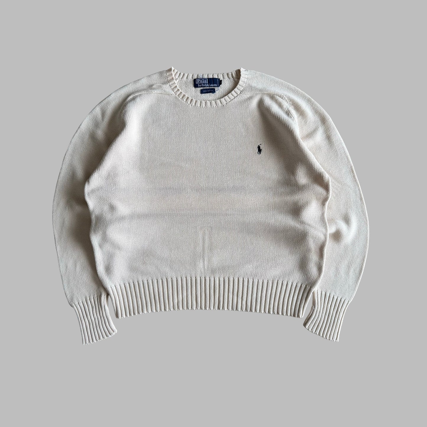 90s Polo Ralph Lauren Heavy Knit - M