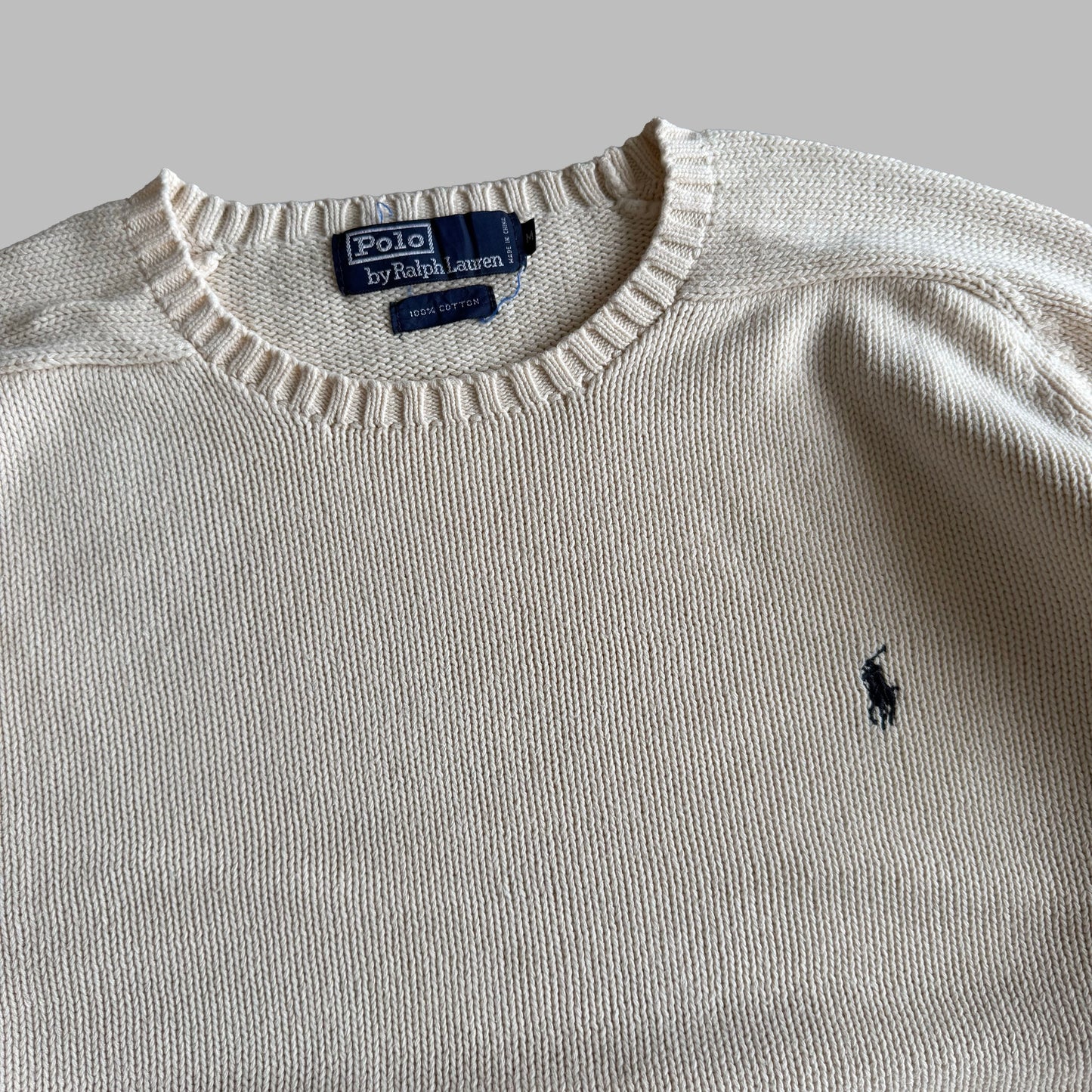 90s Polo Ralph Lauren Heavy Knit - M