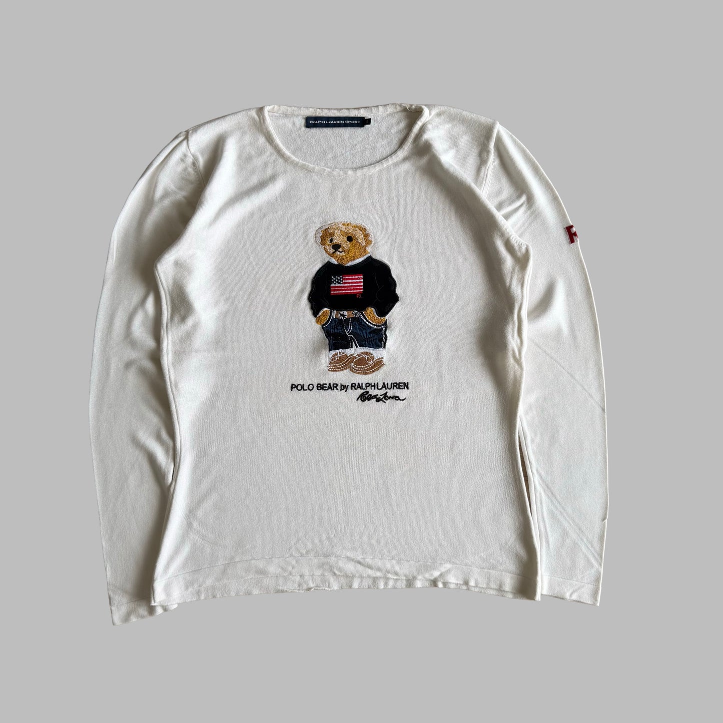 Y2K Polo Ralph Lauren Polo Bear Pull Over - S