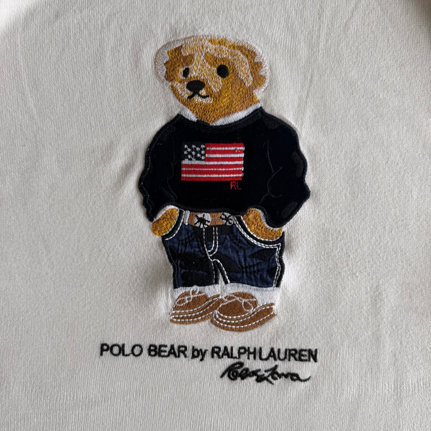 Y2K Polo Ralph Lauren Polo Bear Pull Over - S