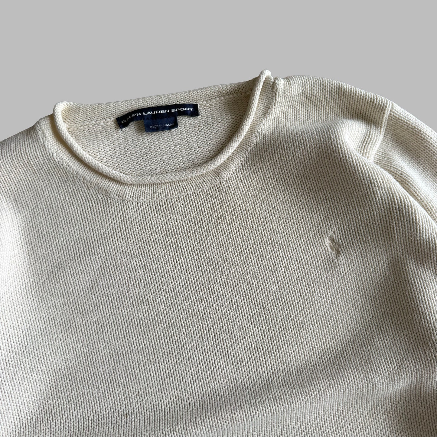 Y2K Polo Ralph Lauren Heavy Knit - M