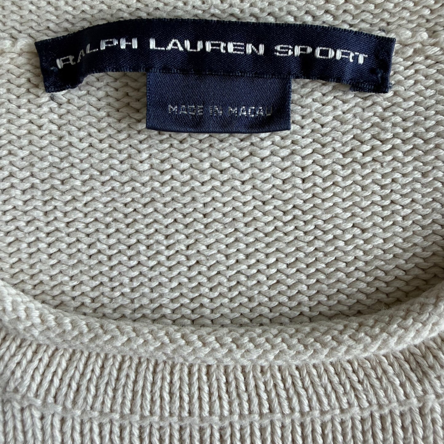 Y2K Polo Ralph Lauren Heavy Knit - M