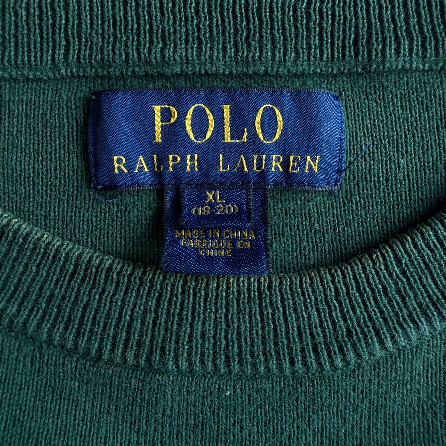 Polo Ralph Lauren Cotton Pull Over - M