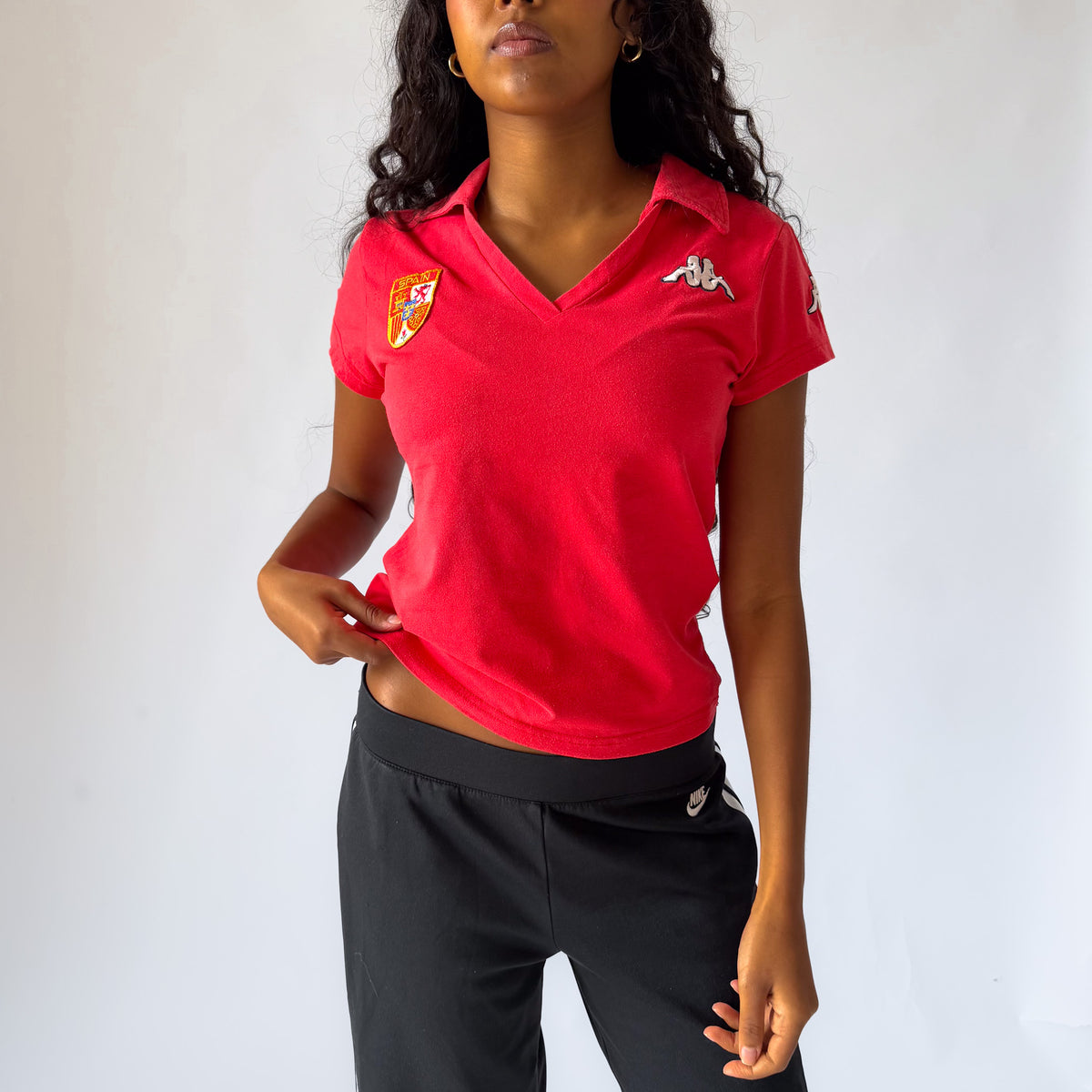 Y2K Kappa Spain Polo Top - M/L