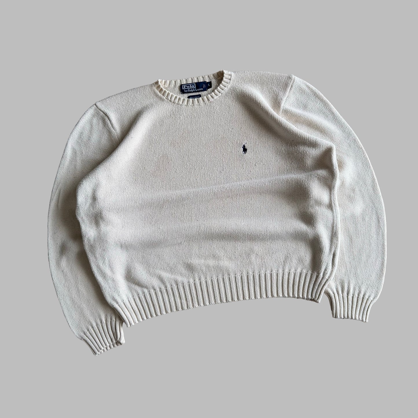 90s Polo Ralph Lauren Heavy Knit - L