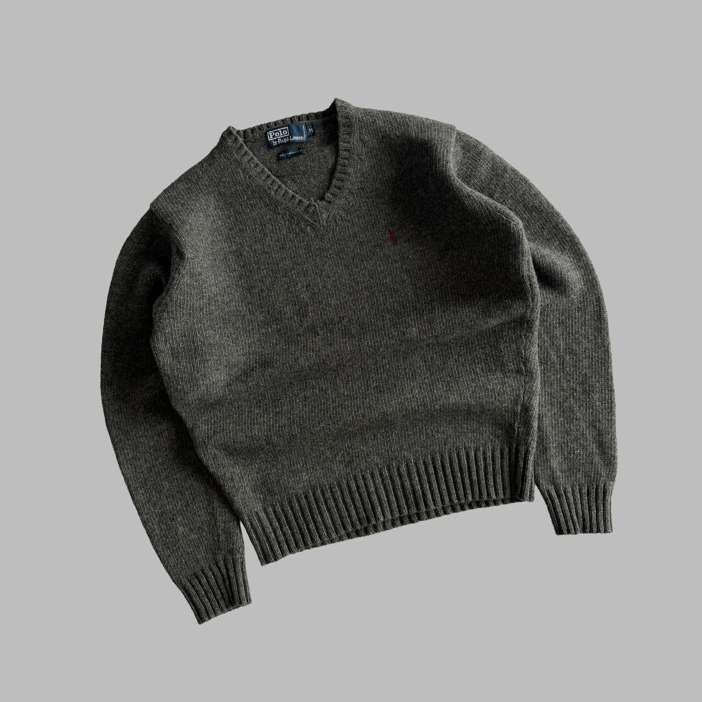 90s Polo Ralph Lauren Lambswool Heavy Knit - M