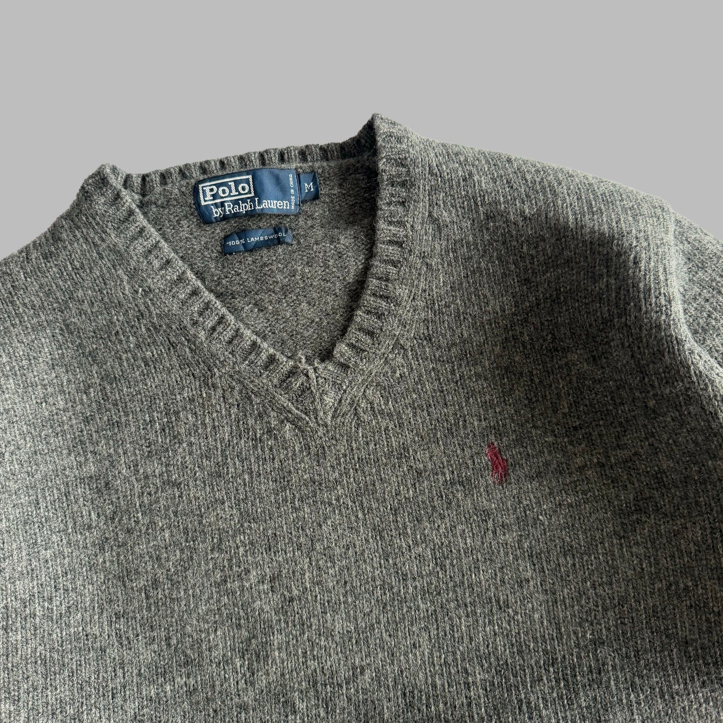 90s Polo Ralph Lauren Lambswool Heavy Knit - M