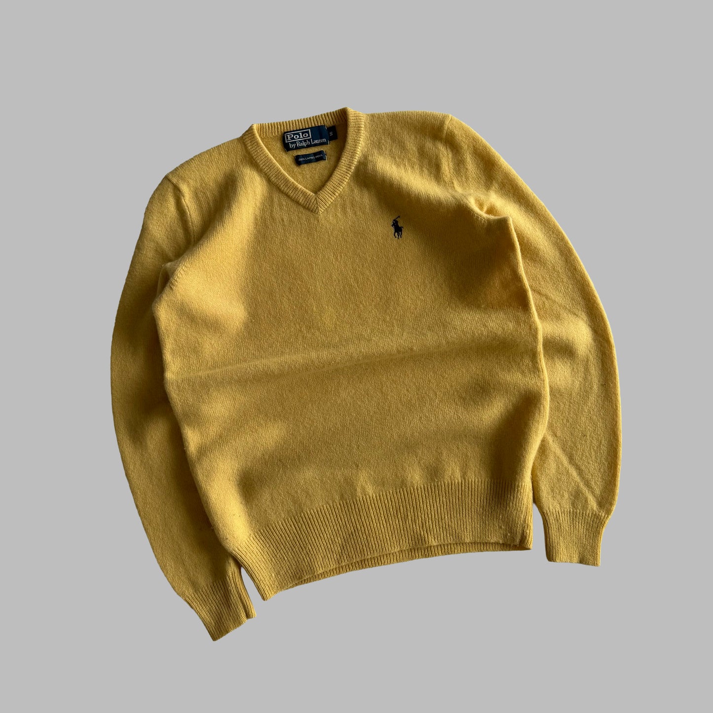 90s Polo Ralph Lauren Lambswool Heavy Knit - S