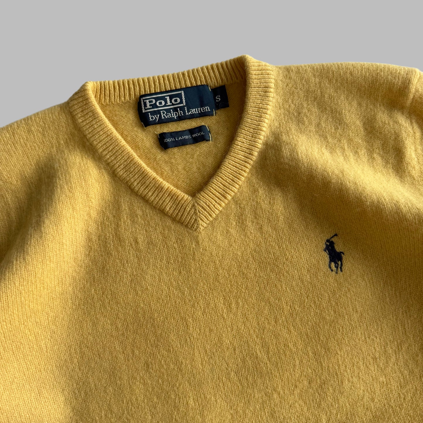 90s Polo Ralph Lauren Lambswool Heavy Knit - S