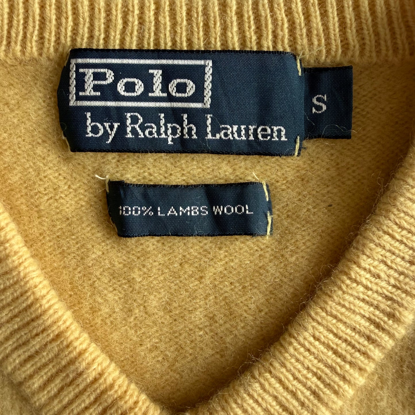 90s Polo Ralph Lauren Lambswool Heavy Knit - S
