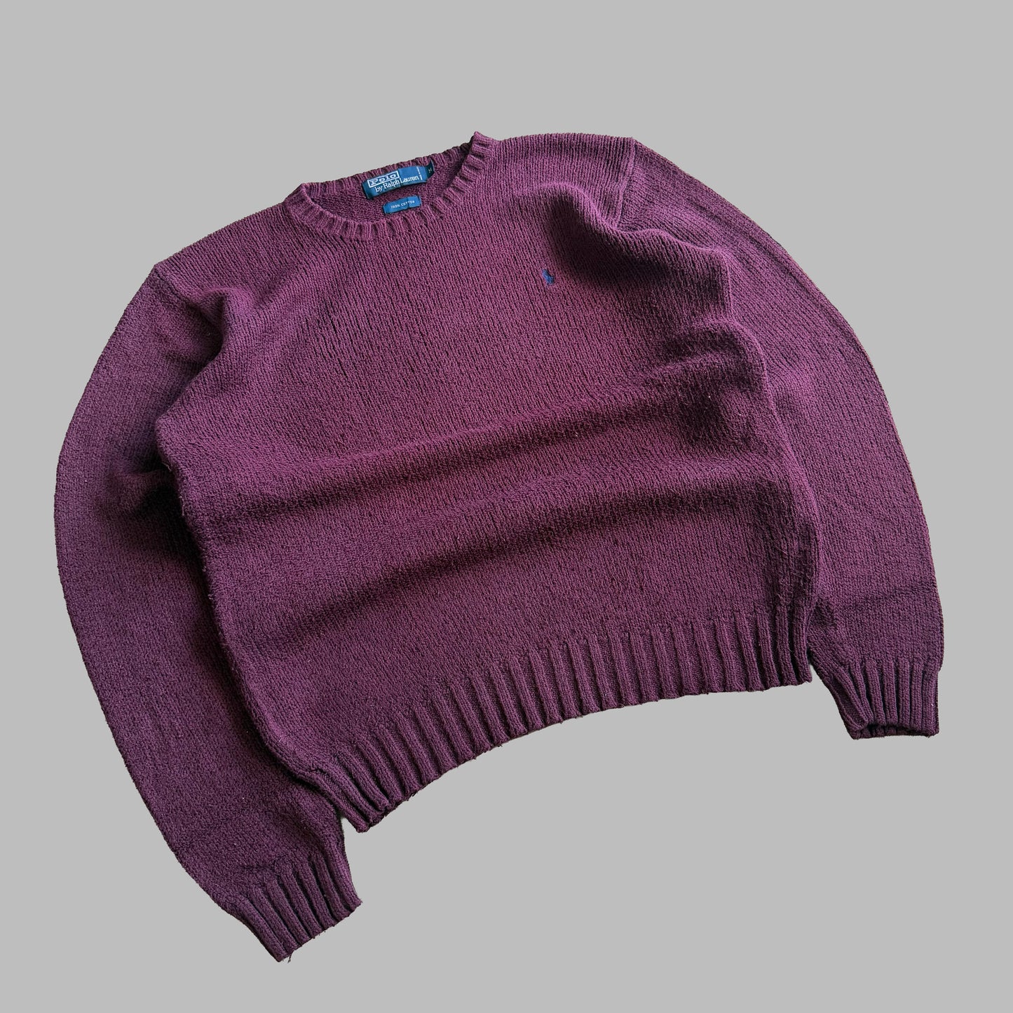 90s Polo Ralph Lauren Heavy Knit - M