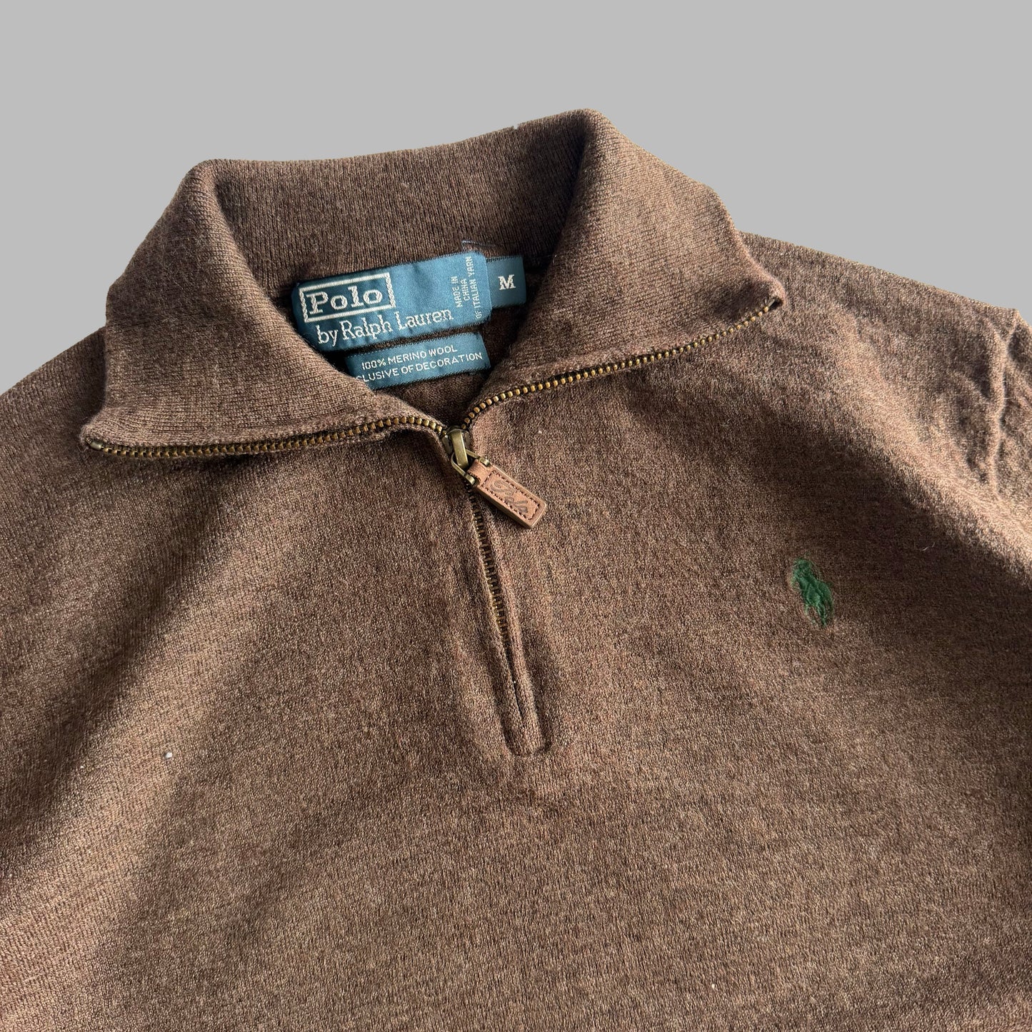 90s Polo Ralph Lauren Wool Quarter Zip - XS