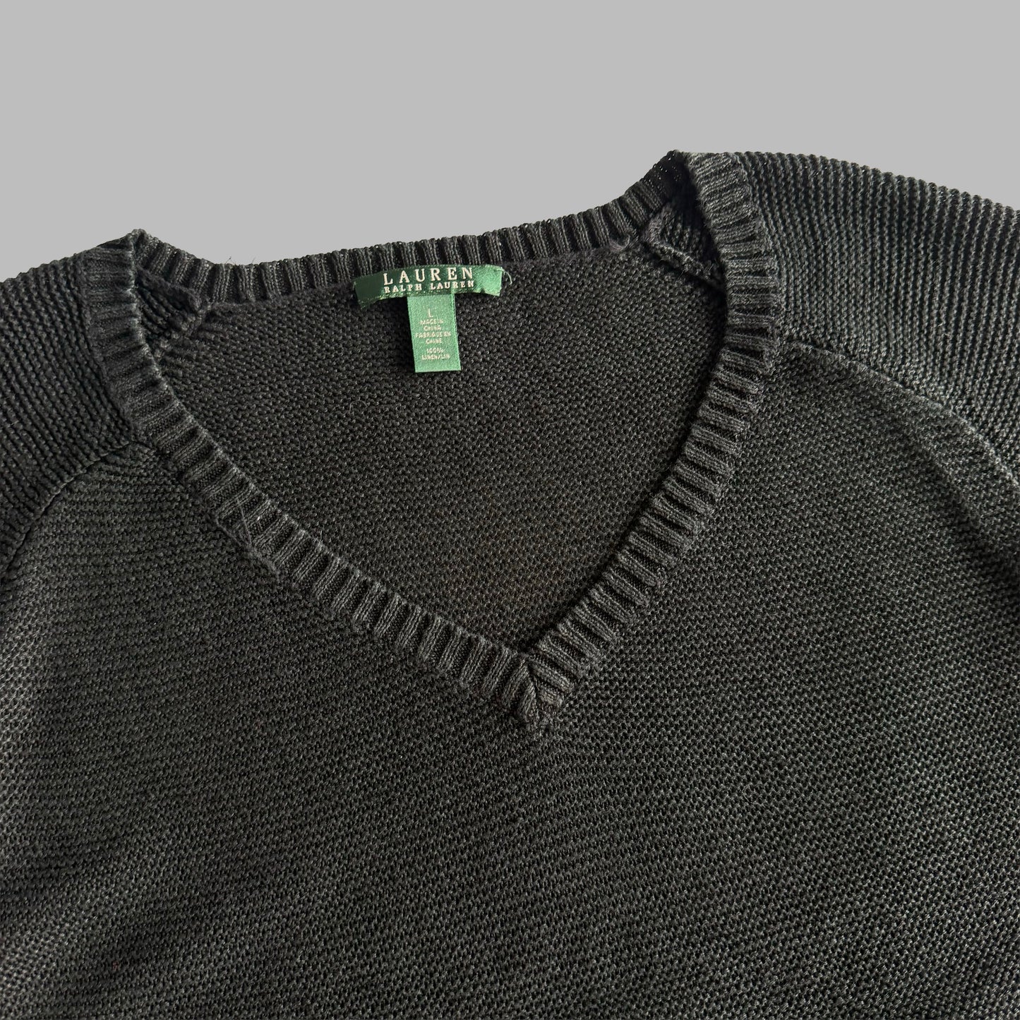 Y2K Polo Ralph Lauren Mesh Knit - L