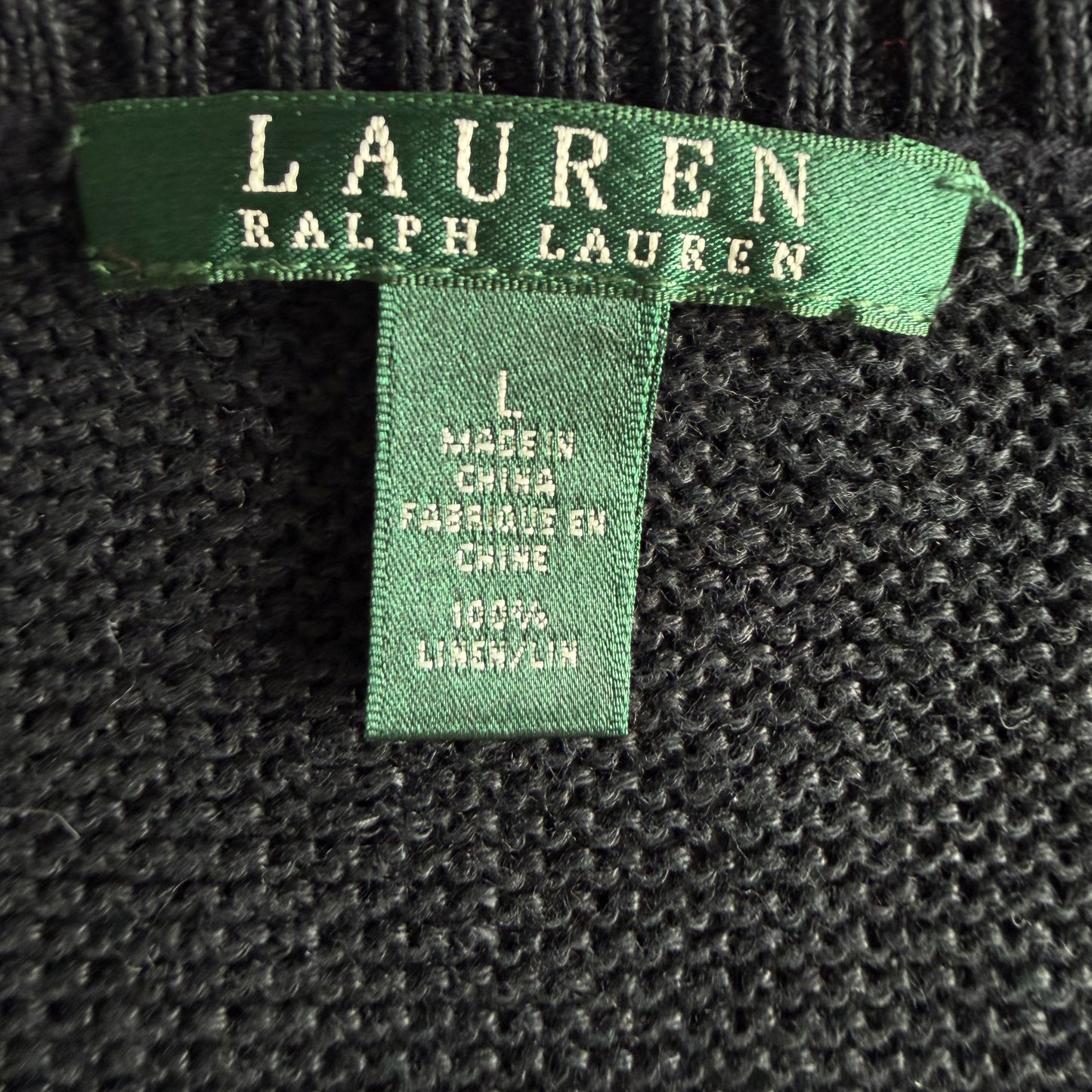 Y2K Polo Ralph Lauren Mesh Knit - L