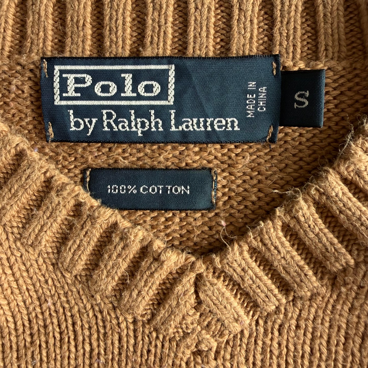 90s Polo Ralph Lauren Heavy Knit - S
