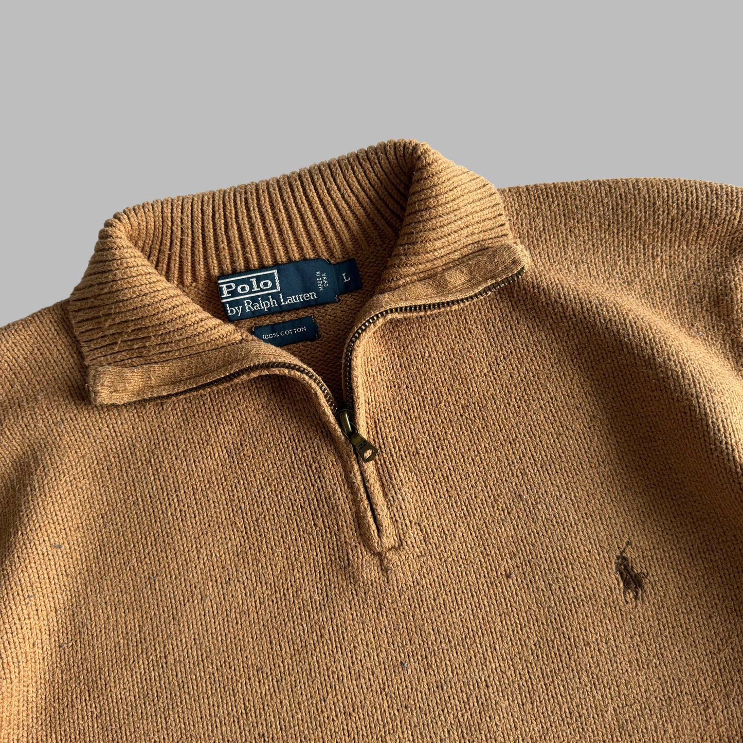 90s Polo Ralph Lauren Quarter Zip - L