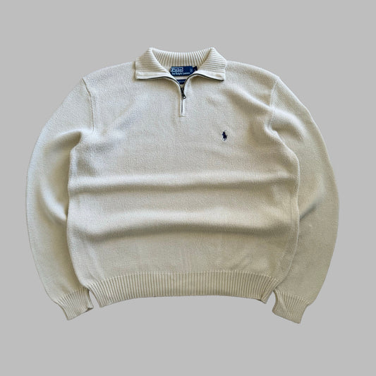90s Polo Ralph Lauren Quarter Zip - L