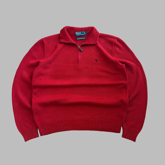 90s Polo Ralph Lauren Quarter Zip - L