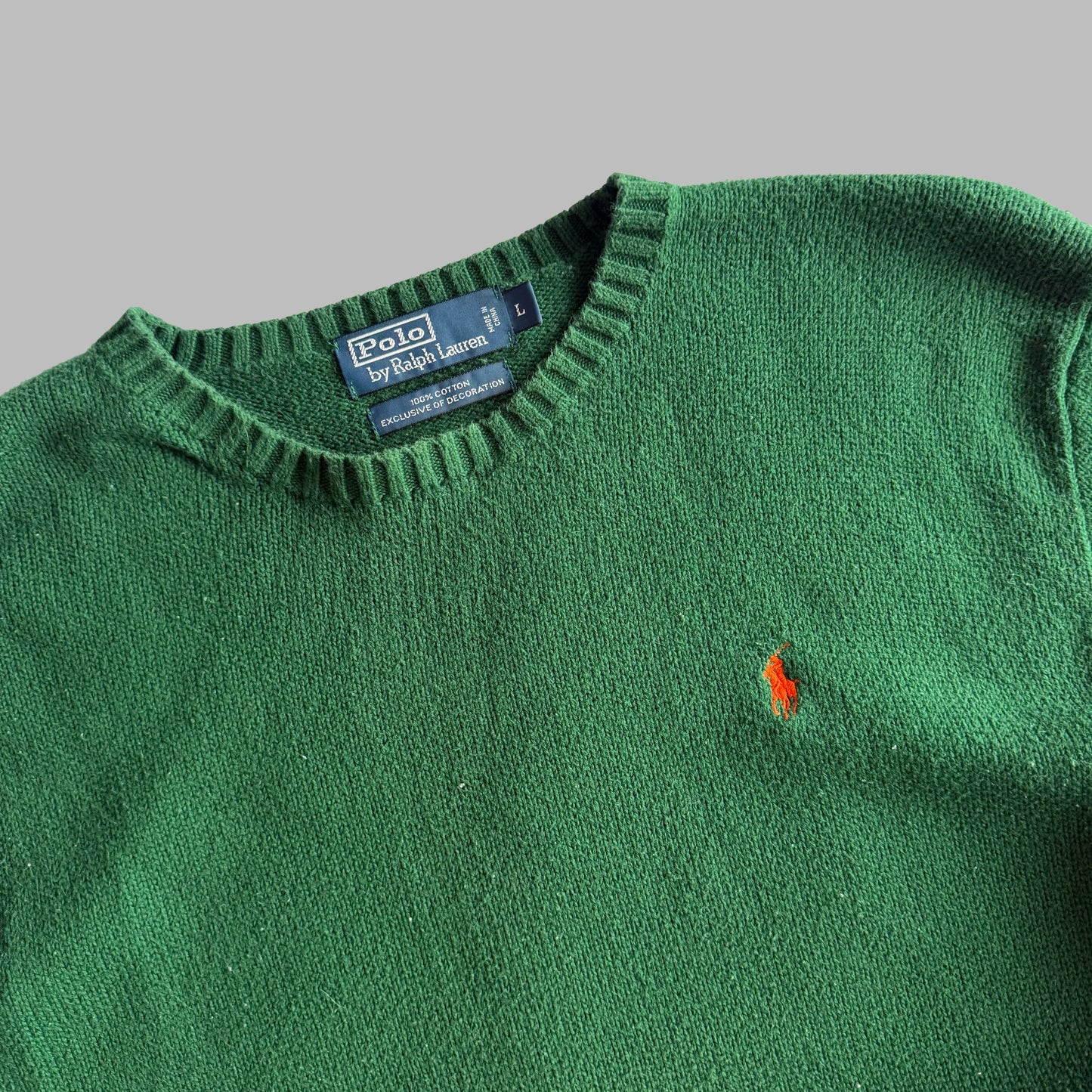 90s Polo Ralph Lauren Heavy Knit - L