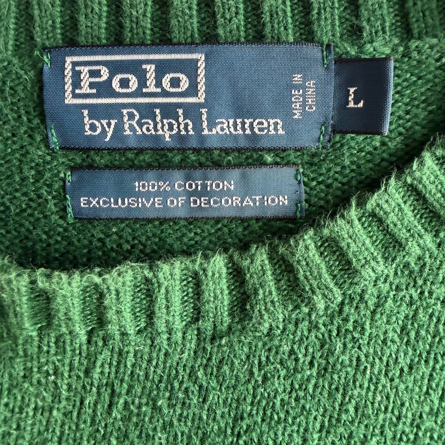 90s Polo Ralph Lauren Heavy Knit - L