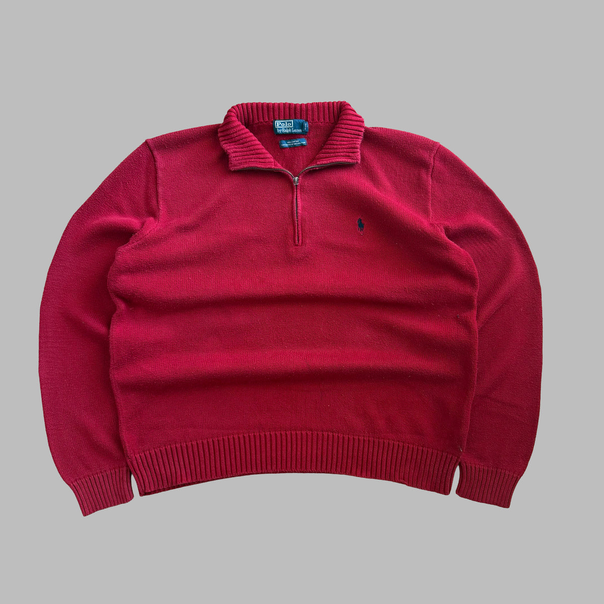 90s Polo Ralph lauren Quarter Zip - L