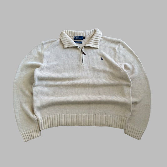90s Polo Ralph LAuren Quarter Zip - XL
