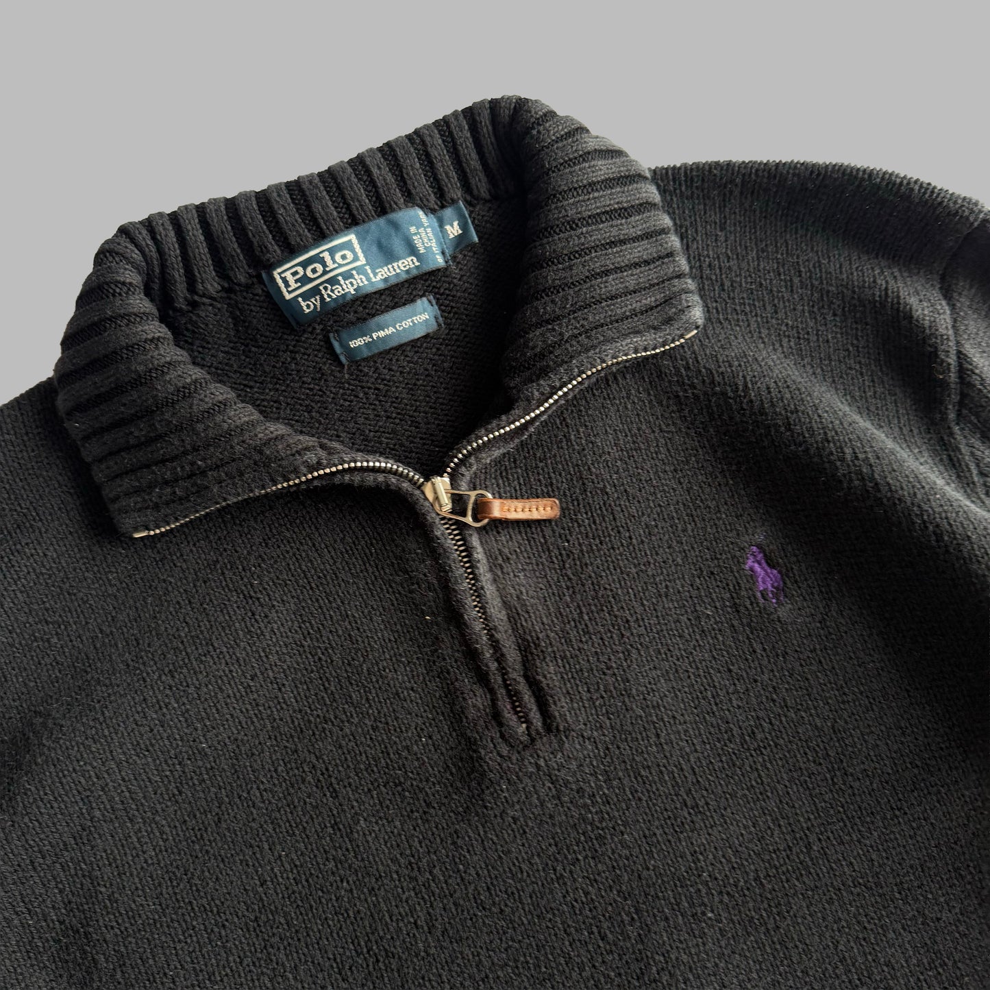 90s Polo Ralph Lauren Quarter Zip - M