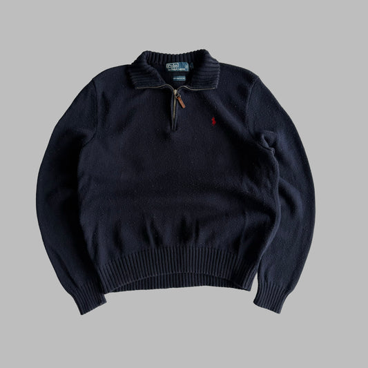90s Polo Ralph Lauren Quarter Zip - M