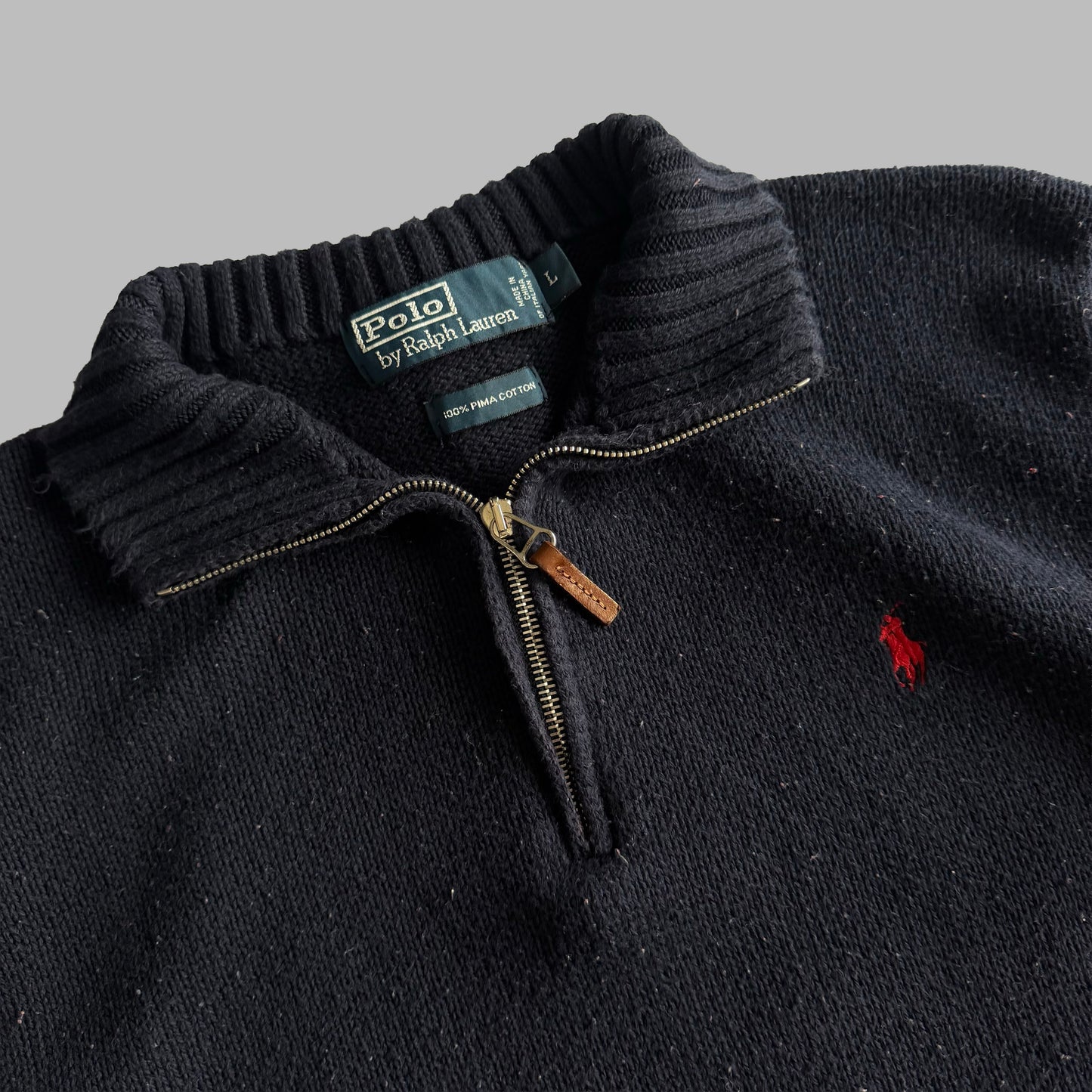 90s Polo Ralph Lauren Quarter Zip - M