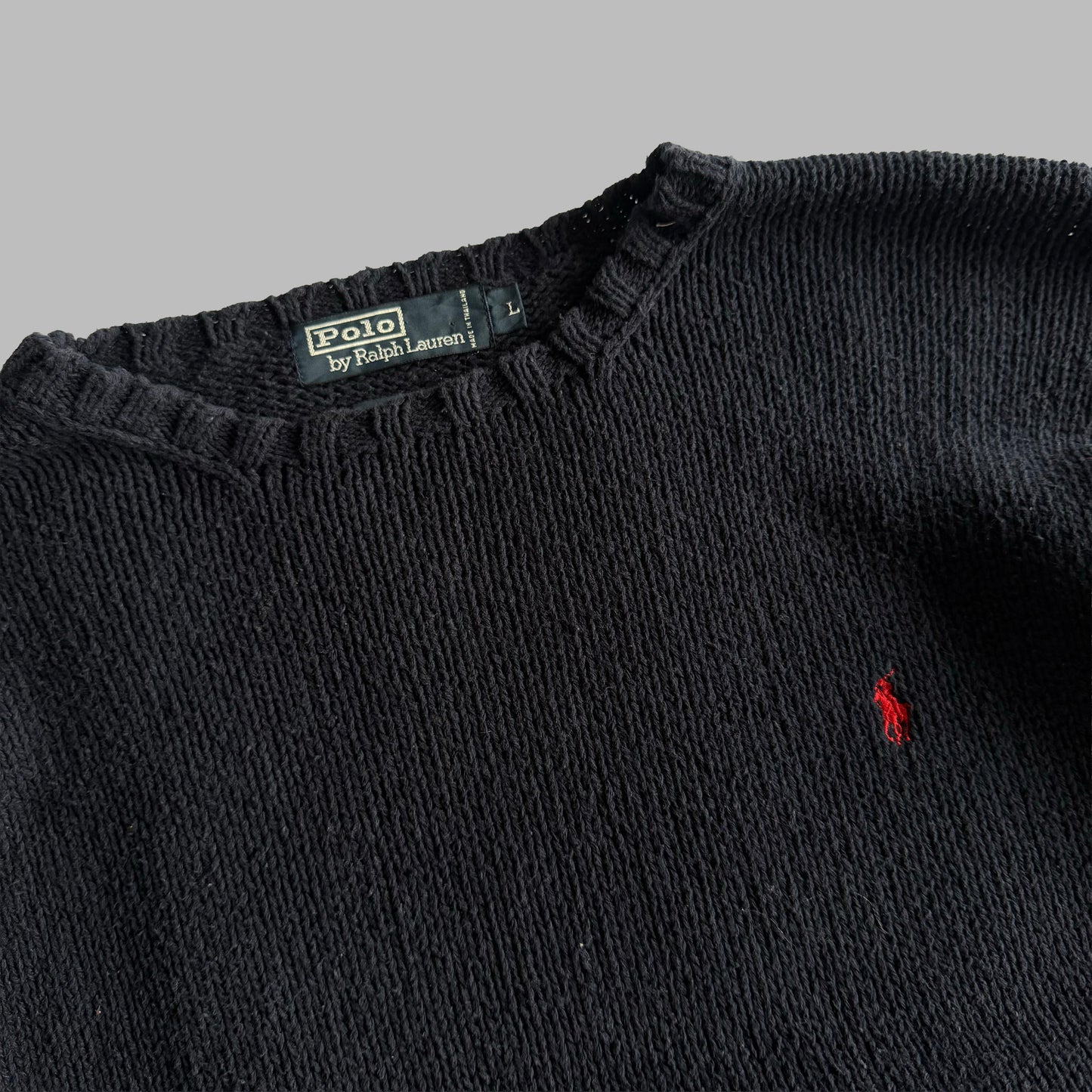 90s Polo Ralph Lauren Heavy Knit - L