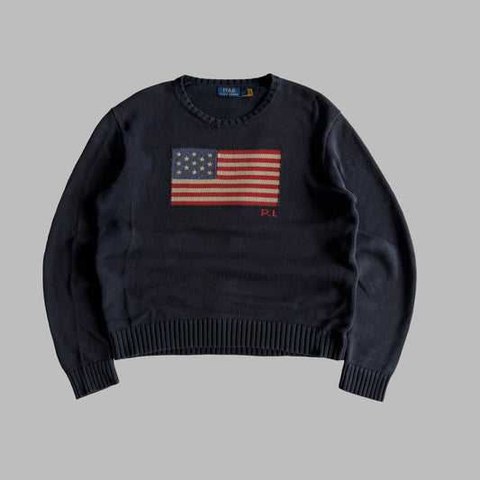 Polo Ralph Lauren Flag Heavy Knit - L