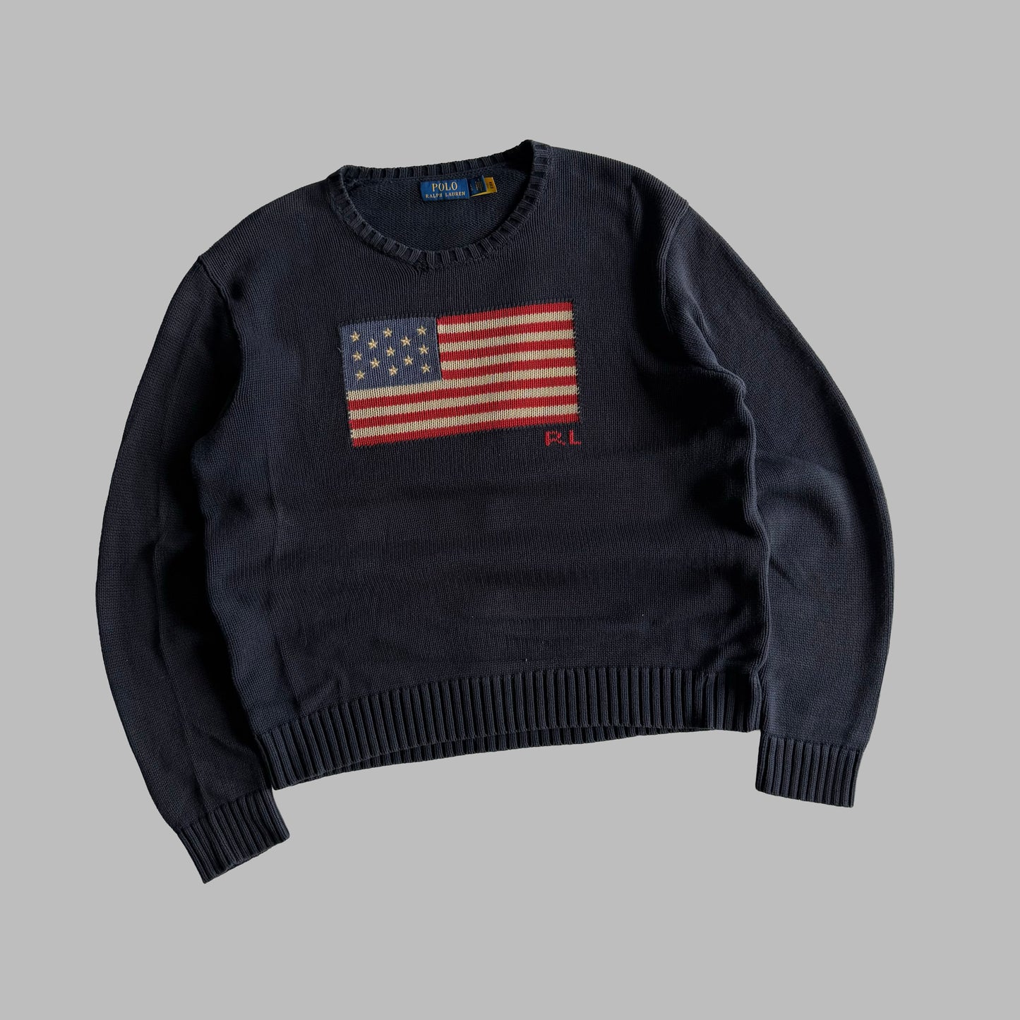 Polo Ralph Lauren Flag Heavy Knit - L