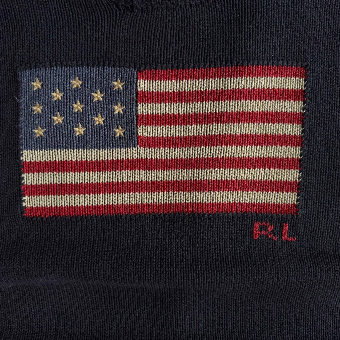 Polo Ralph Lauren Flag Heavy Knit - L