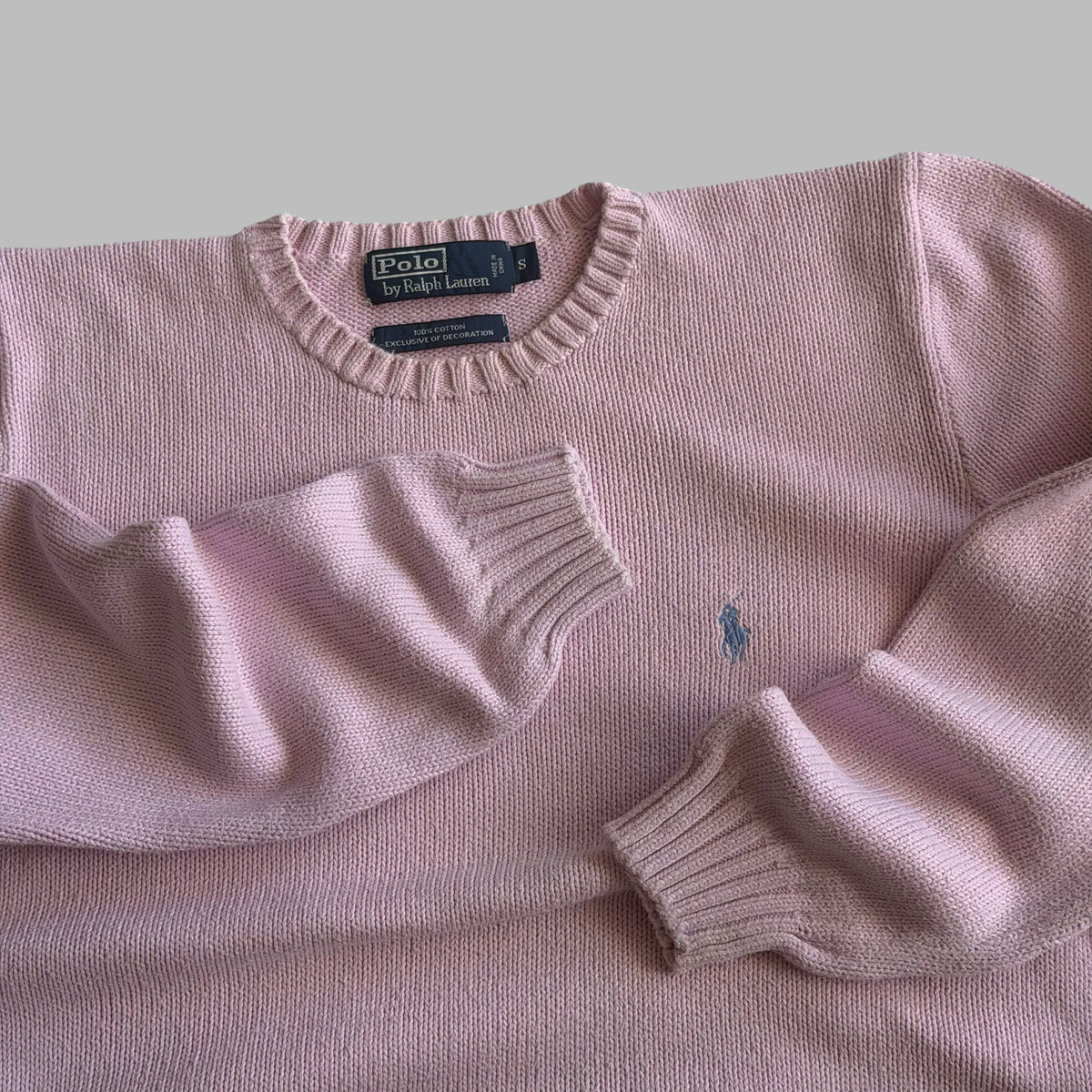 90s Polo Ralph Lauren Heavy Knit - S