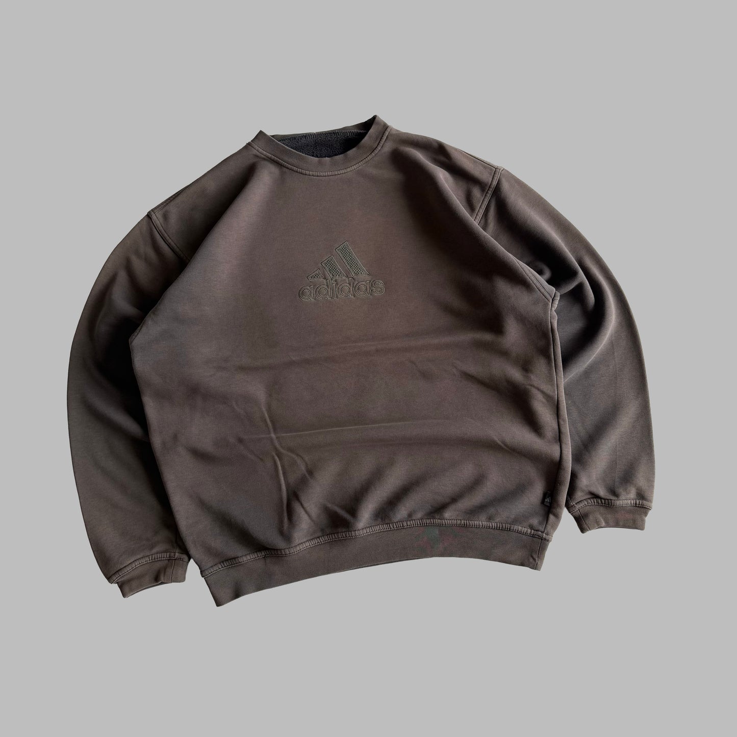 Adidas Embroidered Sweatshirt - L