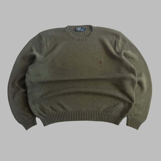 90s Polo Ralph Lauren Heavy Knit - XXL