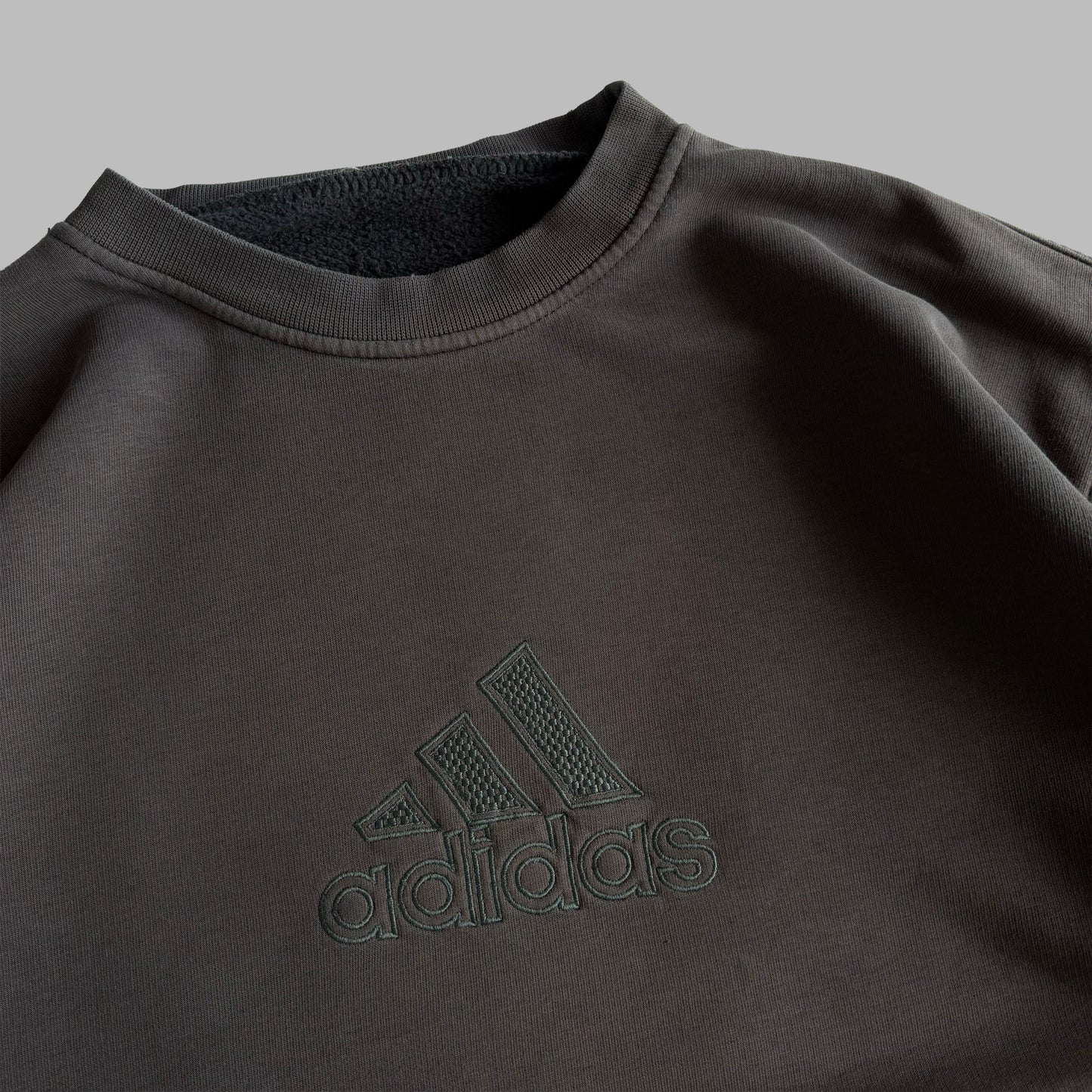 Adidas Embroidered Sweatshirt - L