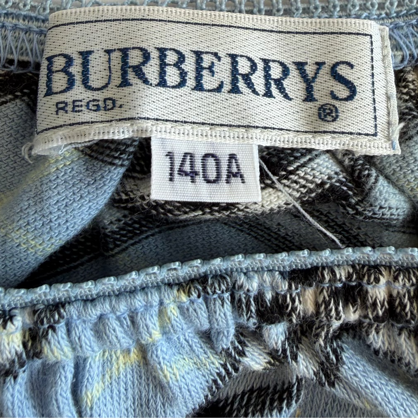90s Burberry Synched Check Top - S