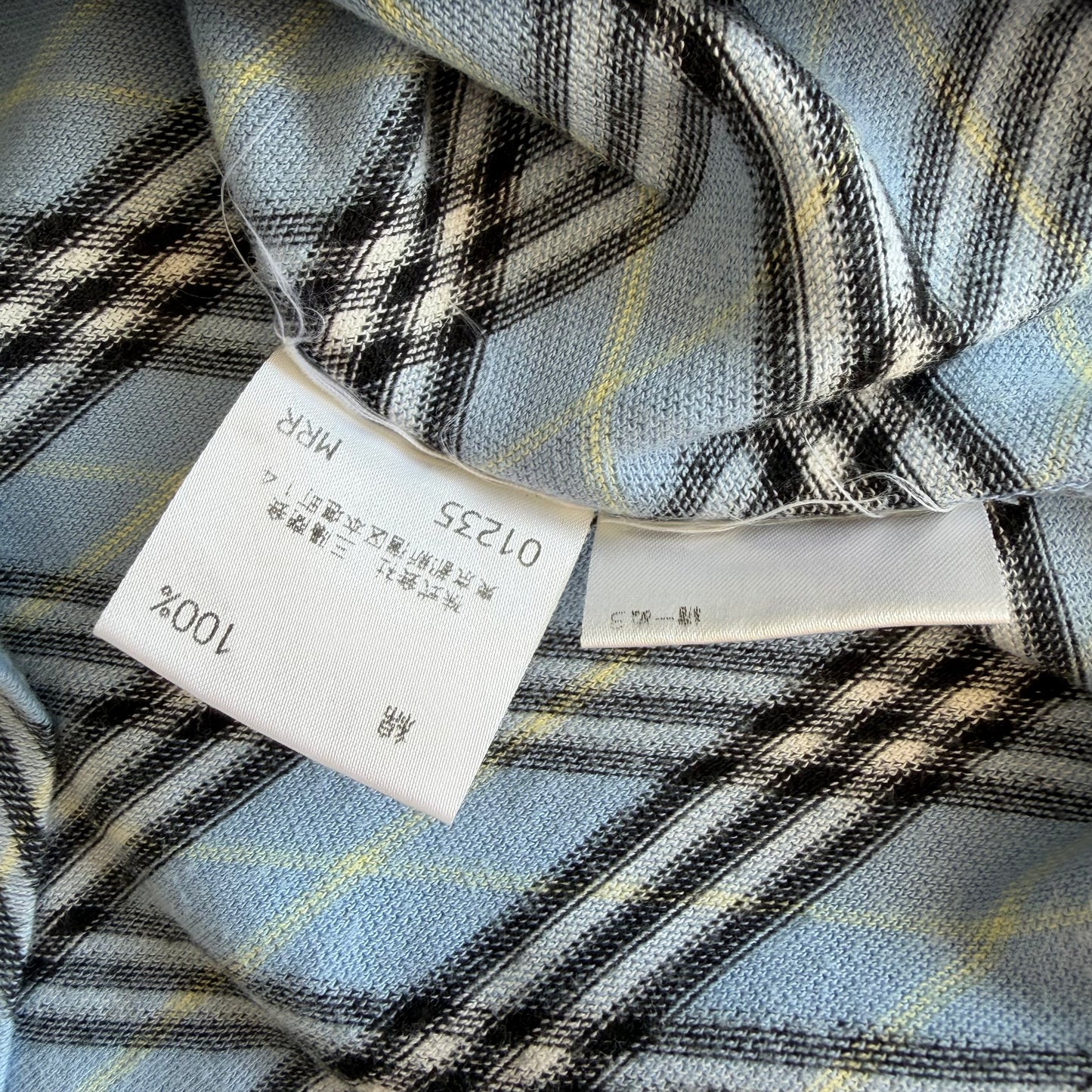 90s Burberry Synched Check Top - S