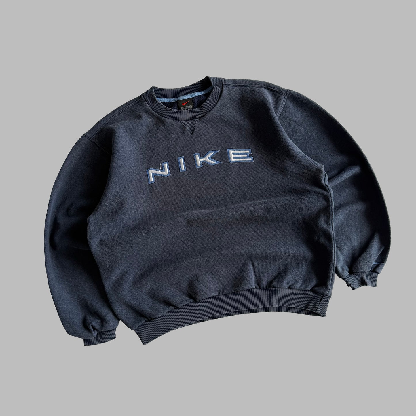 Y2K Nike Spell Out Sweatshirt - S