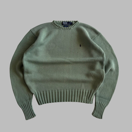 90s Polo Ralph Lauren Heavy Knit - M