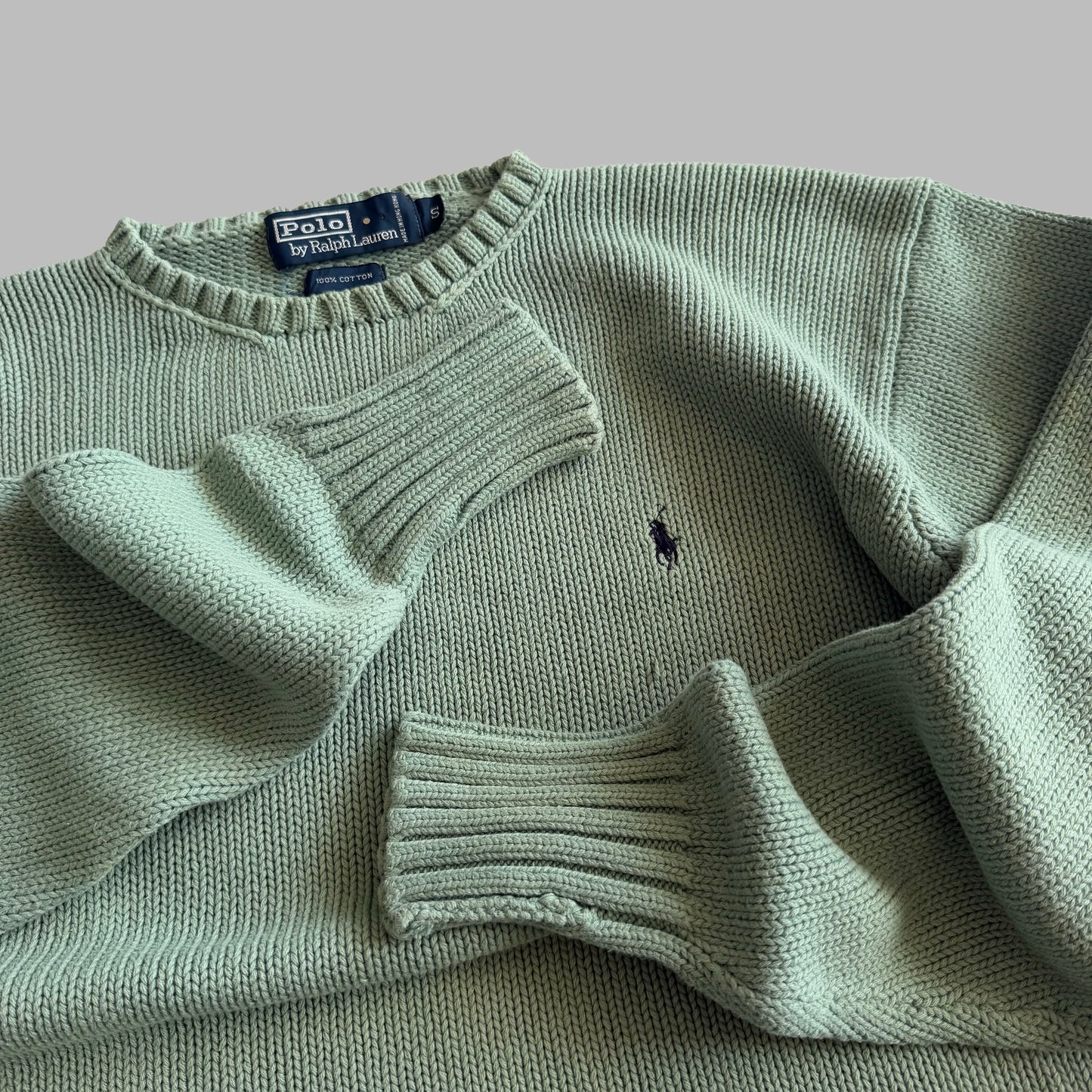 90s Polo Ralph Lauren Heavy Knit - M