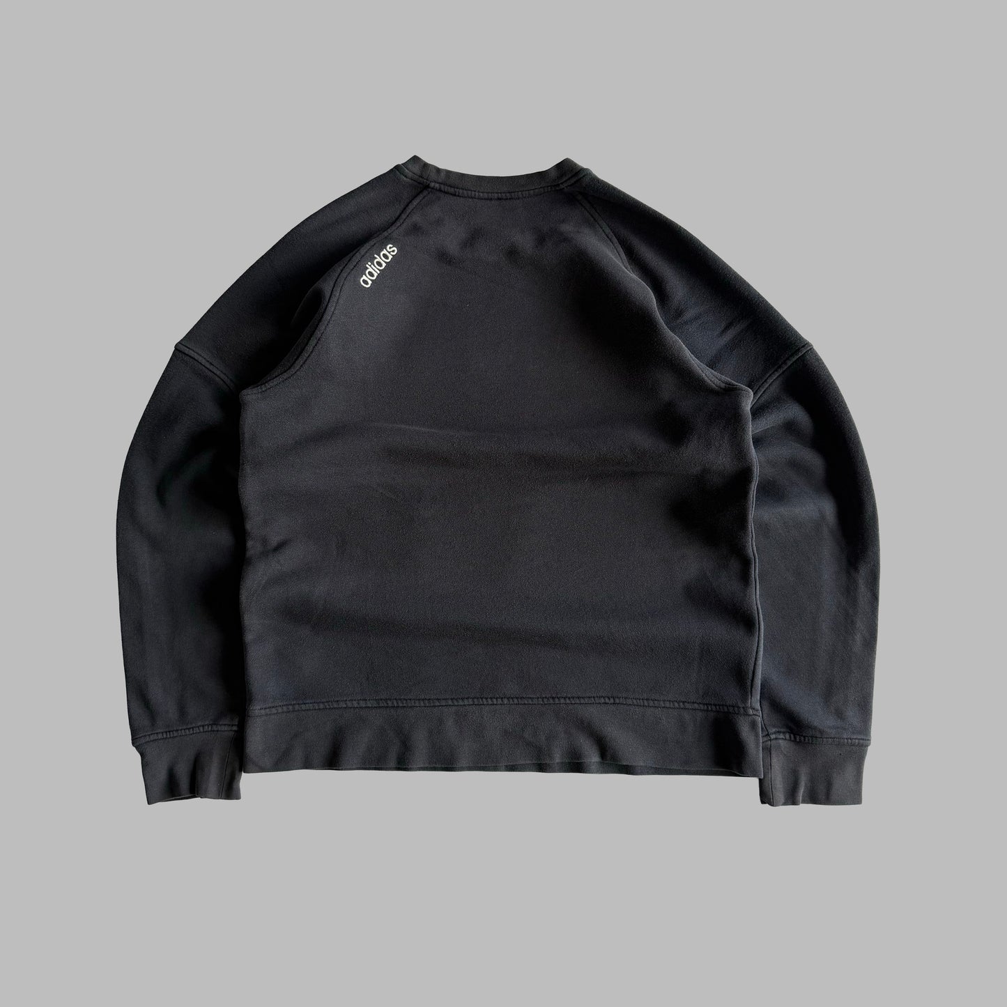 Y2K Adidas three Striped Sweatshirt - M