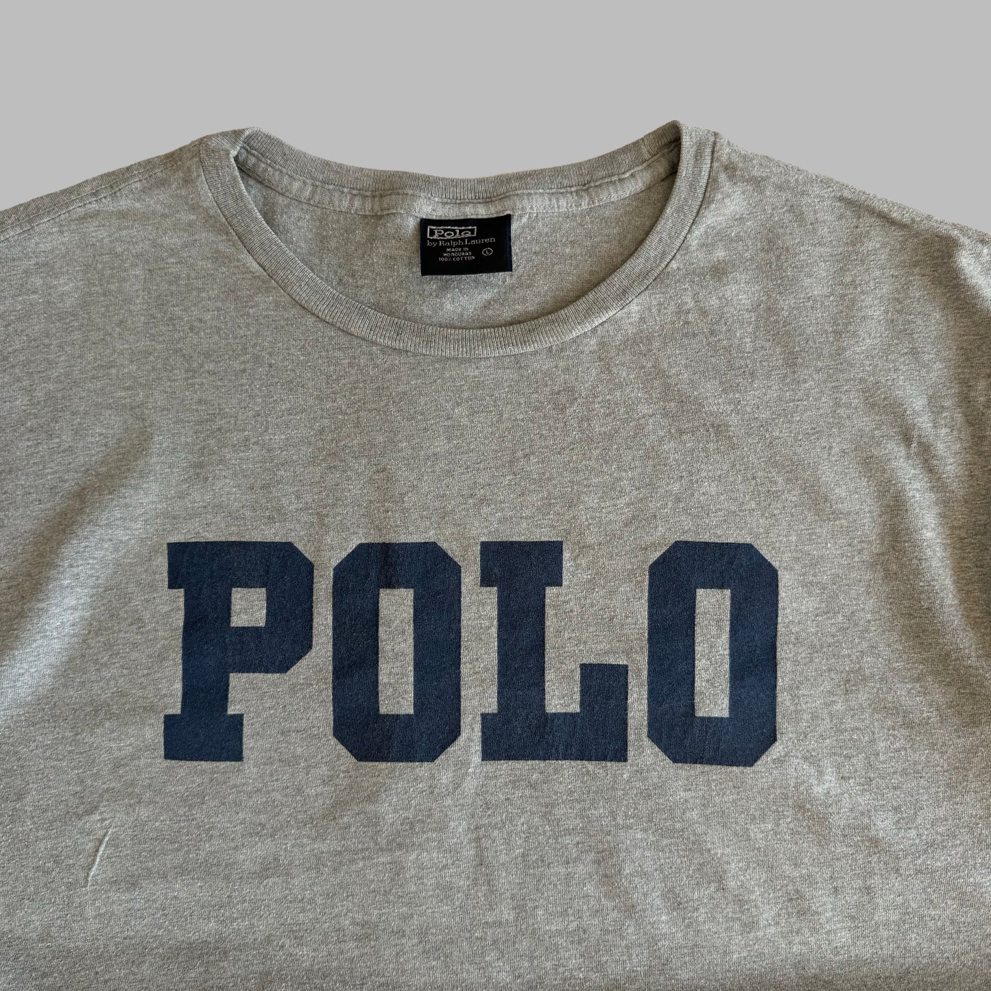 Y2K Polo Ralph Lauren Cotton Printed Tee - L