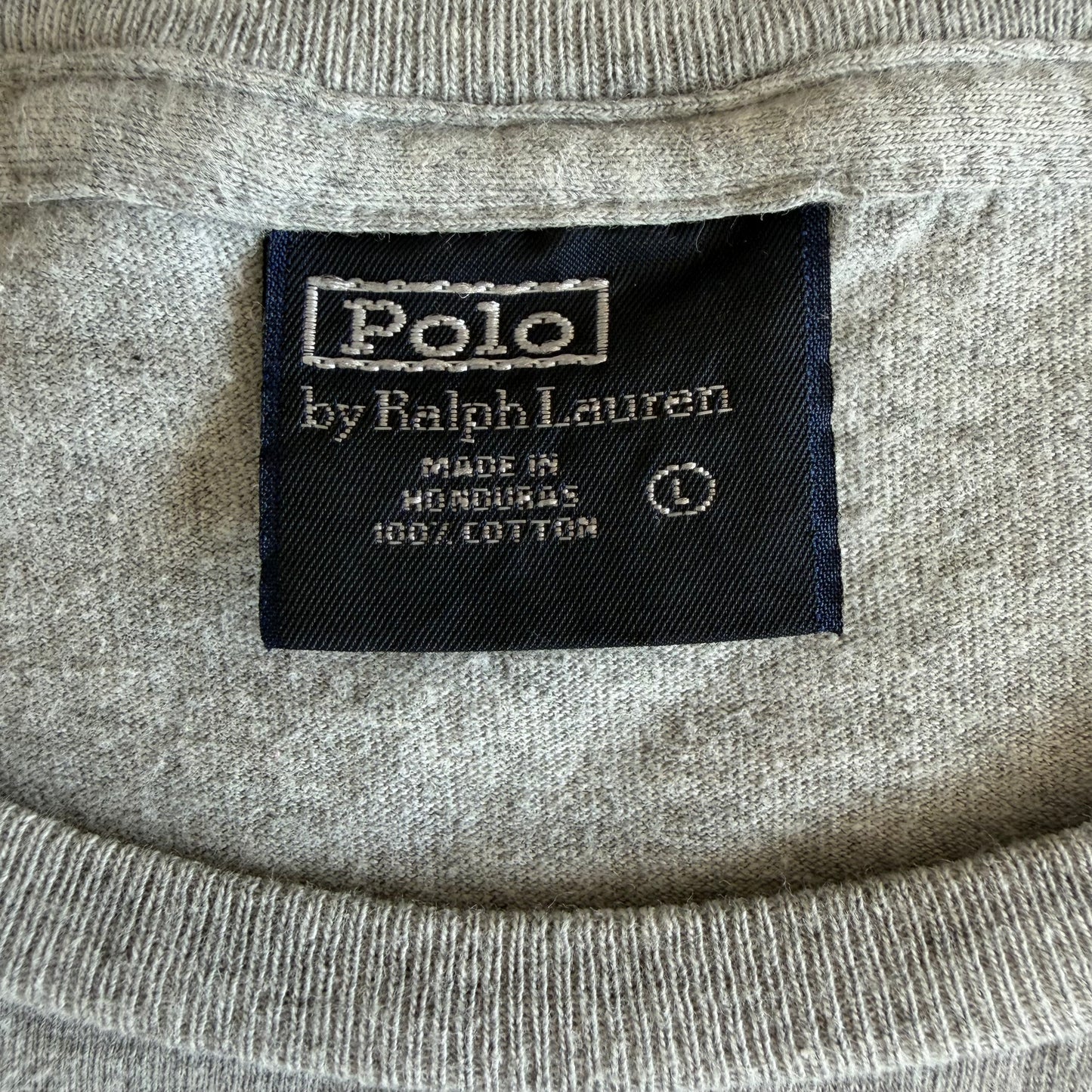 Y2K Polo Ralph Lauren Cotton Printed Tee - L