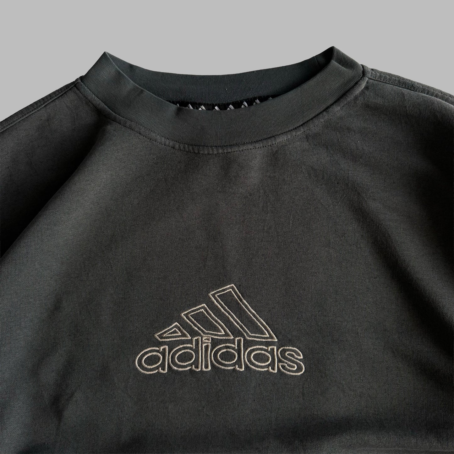 90s Adidas Embroidered Sweatshirt - XL